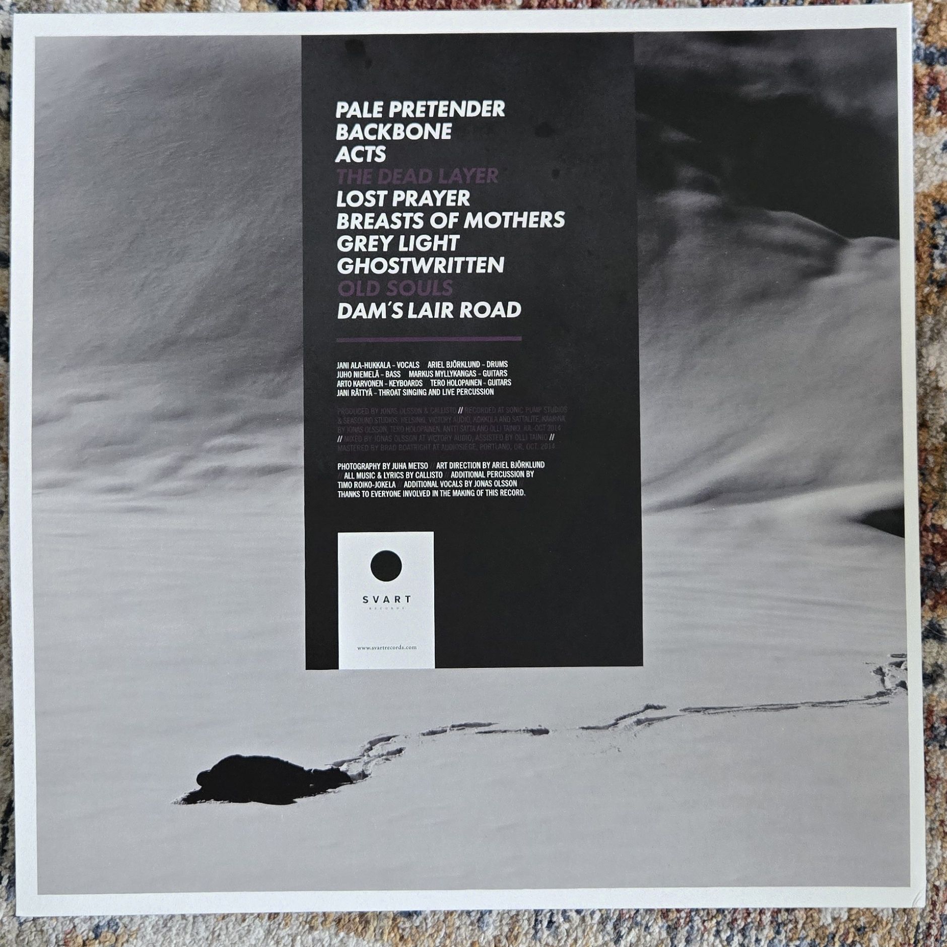 Callisto Secret youth 2LP LP