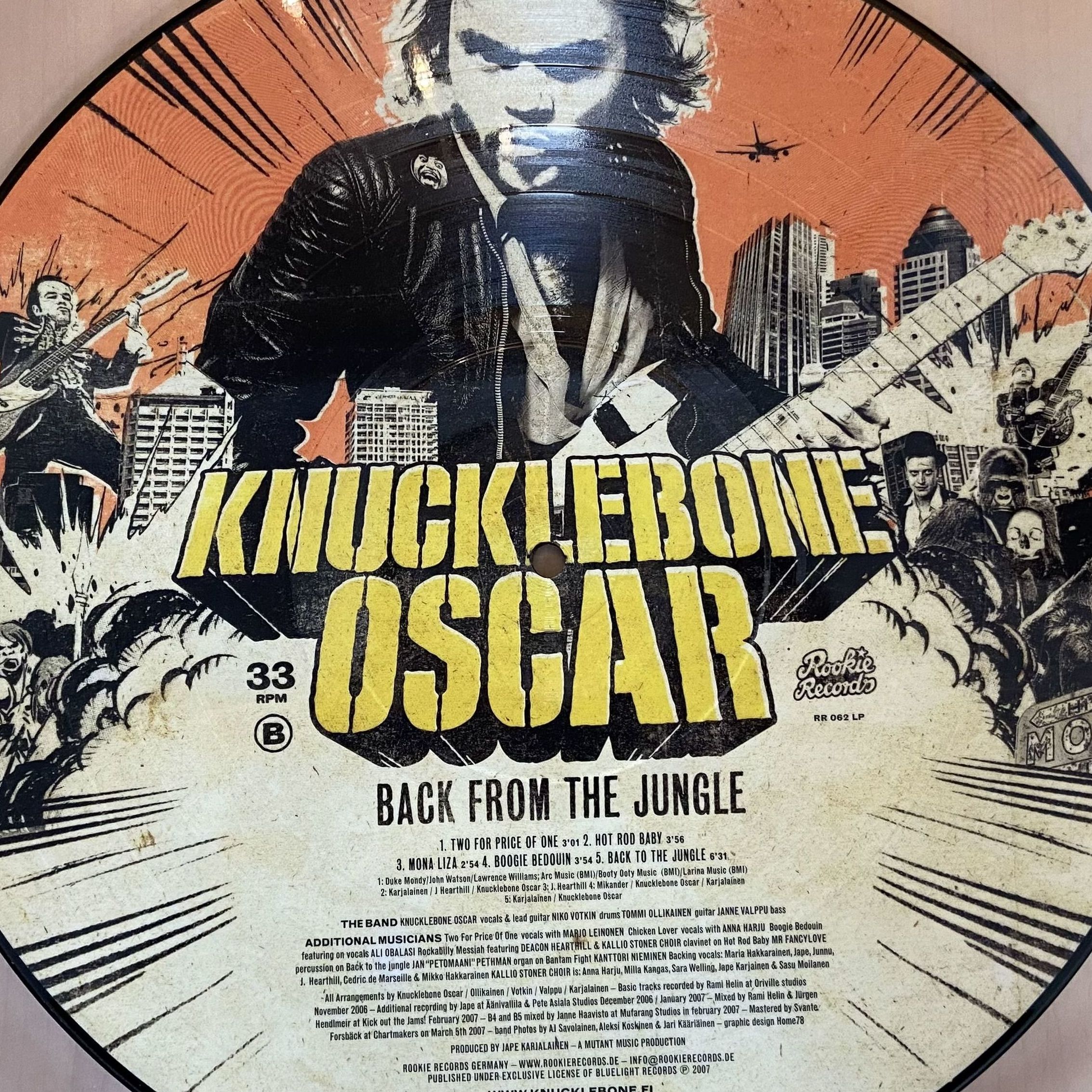 Knuclebone Oscar Back from the Jungle LP