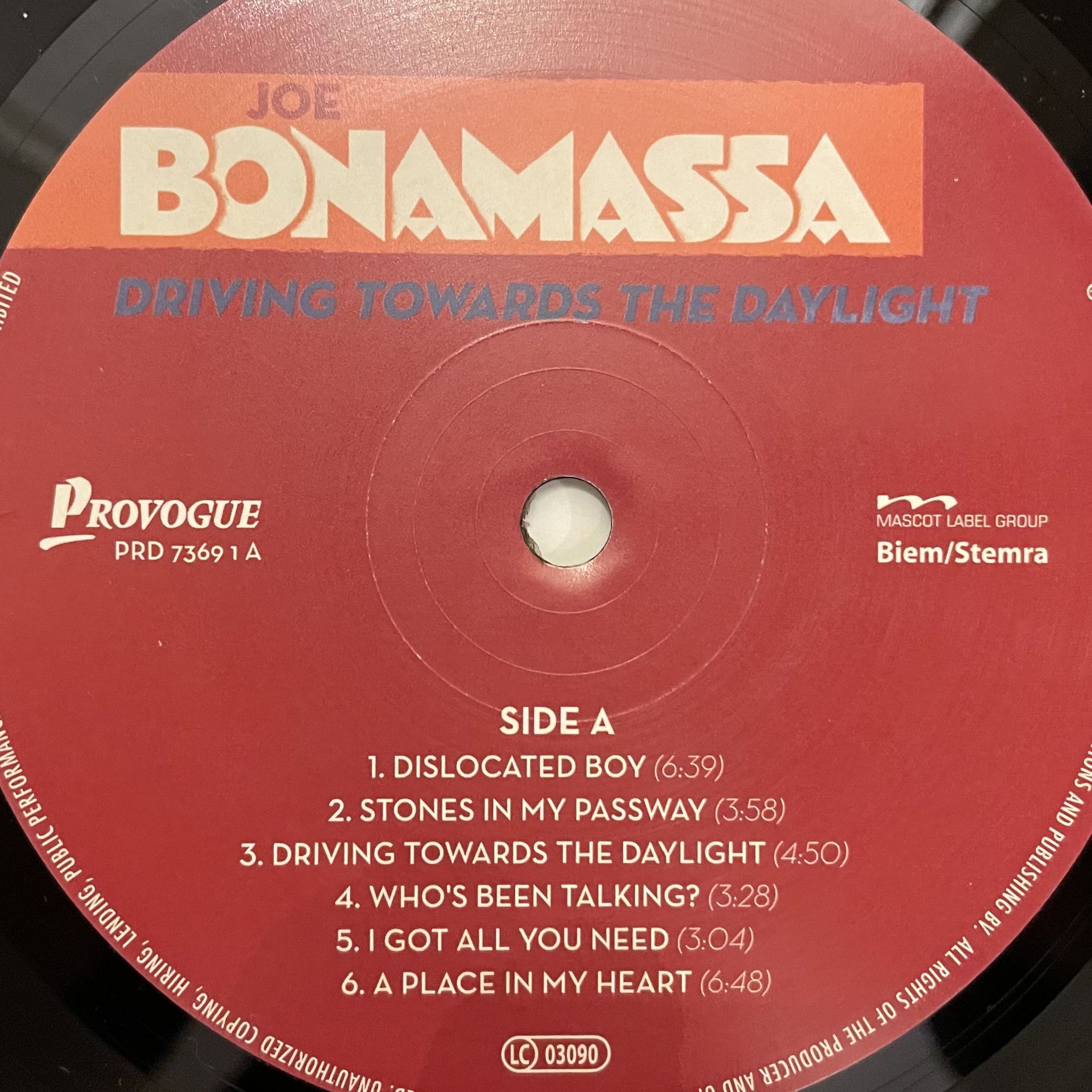 Joe Bonamassa Driving Towards the Daylight LP