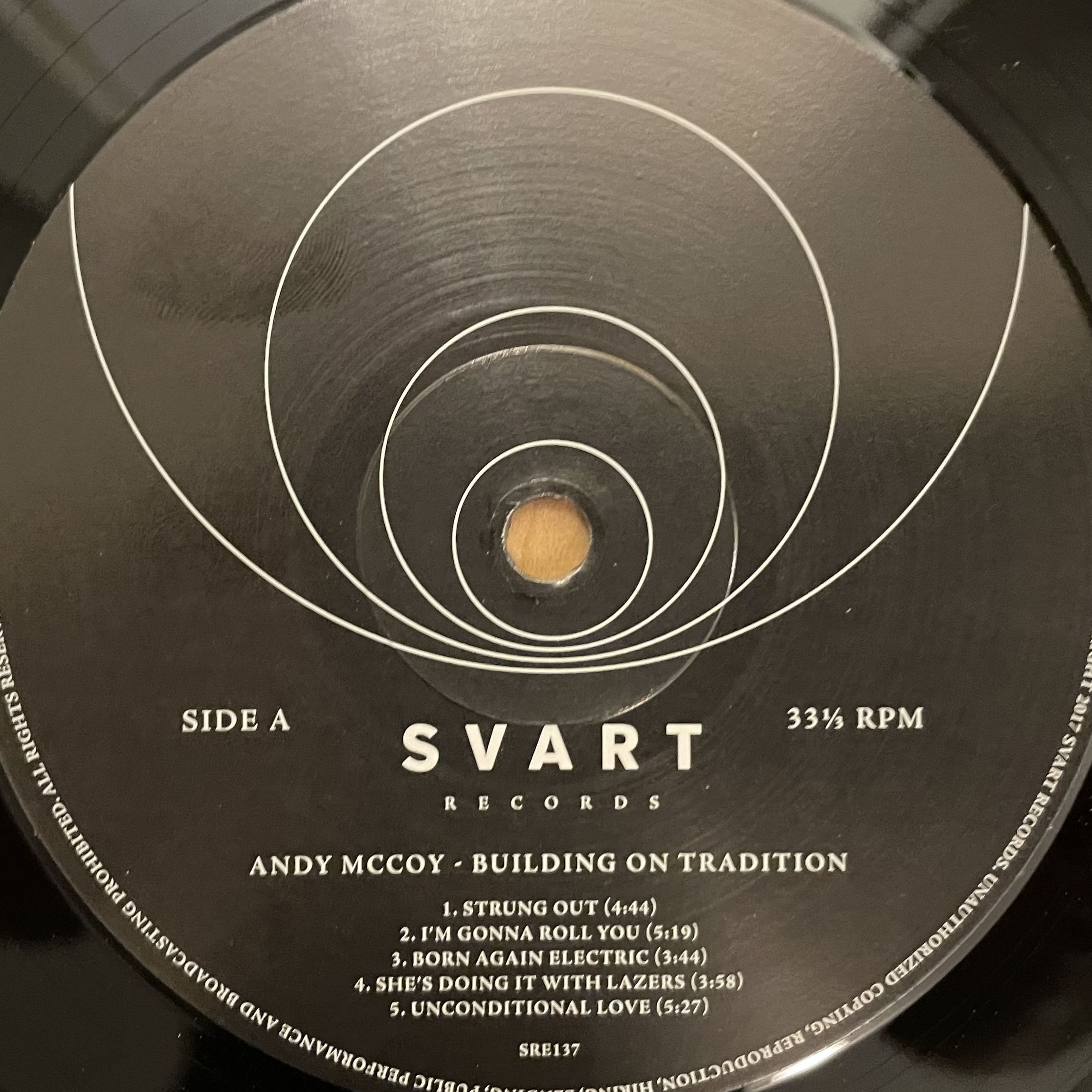 Andy McCoy Building on Tradition LP