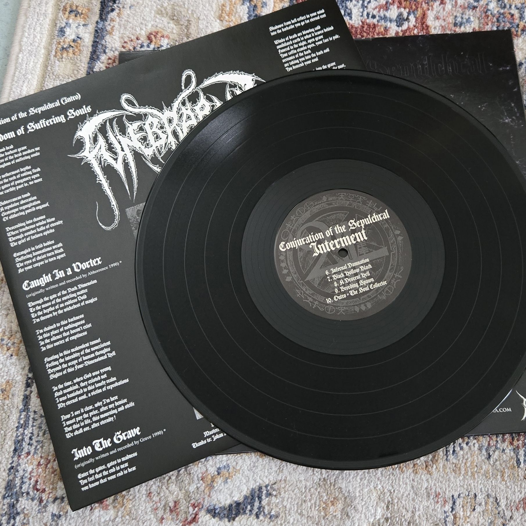 Funebrarum / Interment Conjuration Of The Sepulchral LP