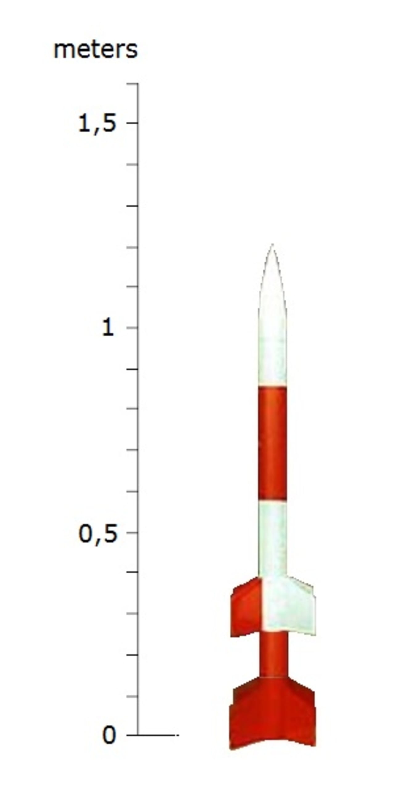 Technical diagram of Baby rocket