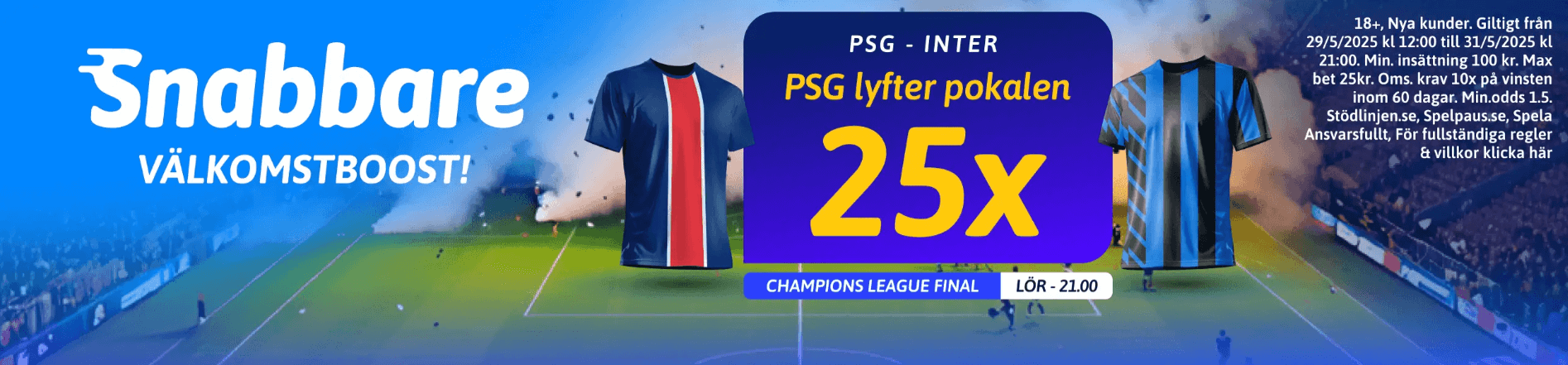 Snabbare UCL Final 2025
