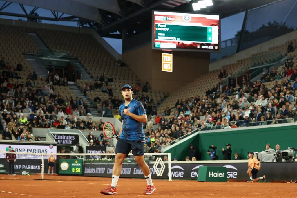 Wawrinka, Kotov, och publiken