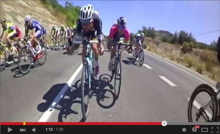 Spektakulära cykelkameror i Giro d'Italia