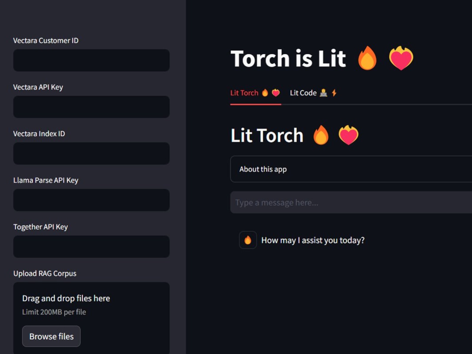 Torch is Lit