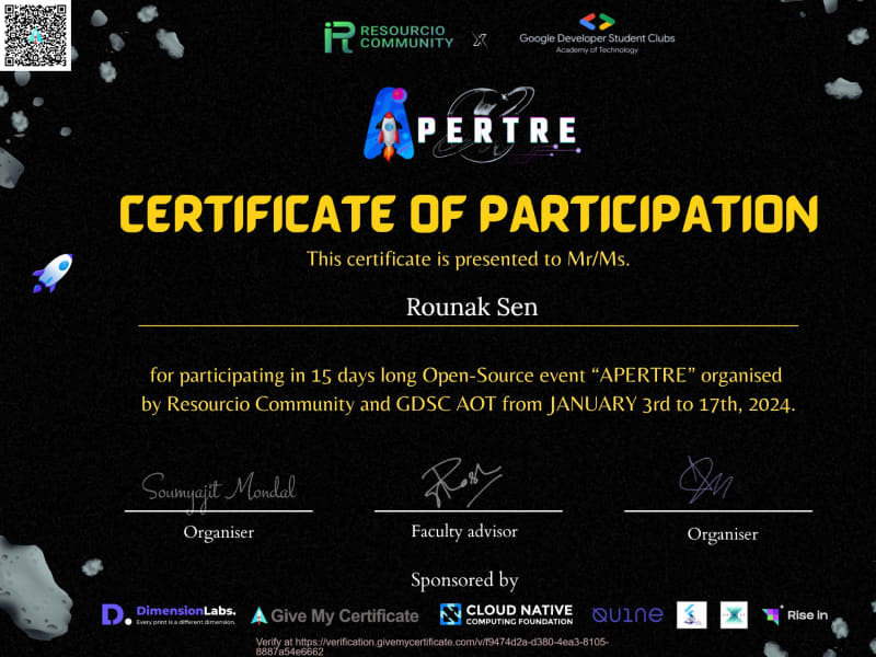 Apertre Participation Certofocation