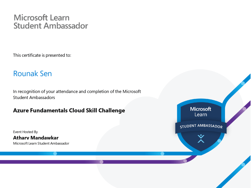 StatusCode0 Participation Certificate