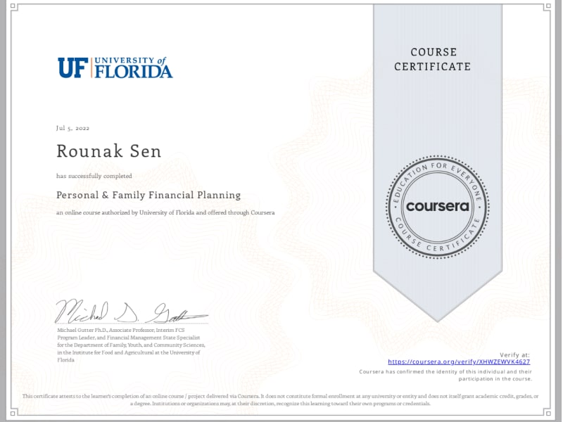 Personal & Family Financial Planning