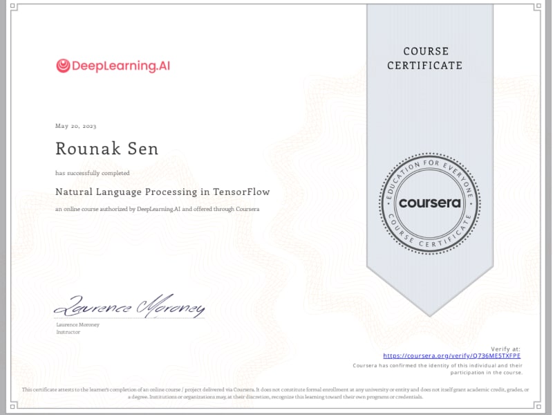 Natural Language Processing in TensorFlow