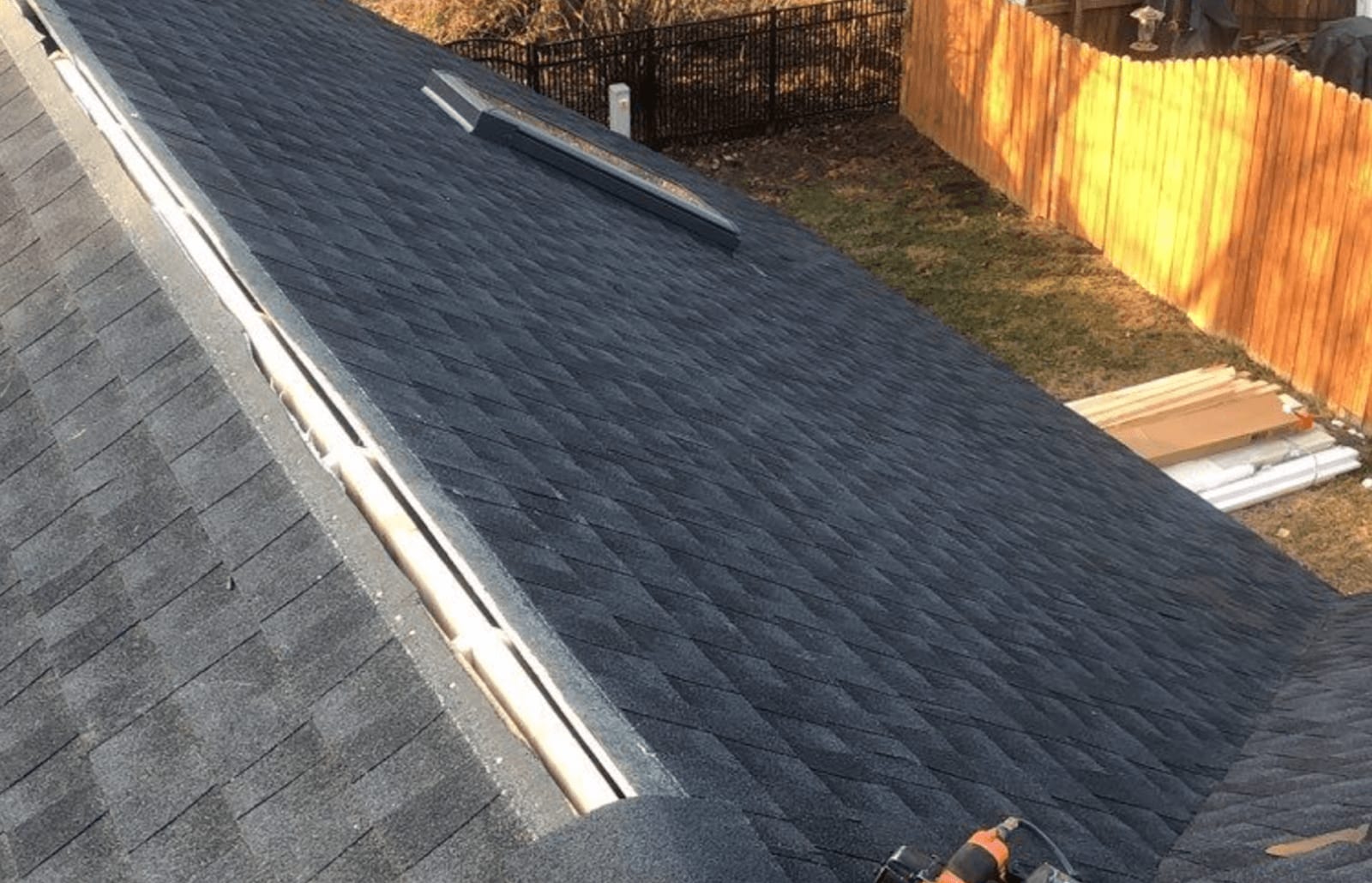 Roofsimple working on a new roofing system for Jane M