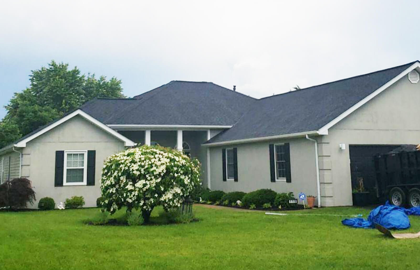 Roofsimple installs a new roofing system for Kathy