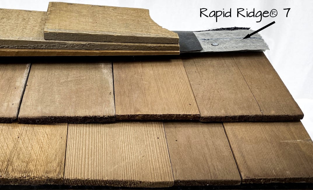 Cross-section of Rapid Ridge 7 Roof vent