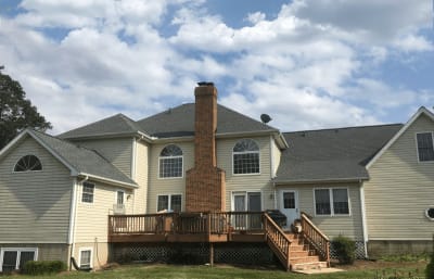 Roofsimple installing new roofing system for Nick Greer