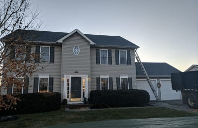 Roofsimple installing new roofing system for Mary Ford