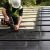 Roof solar panel installation
