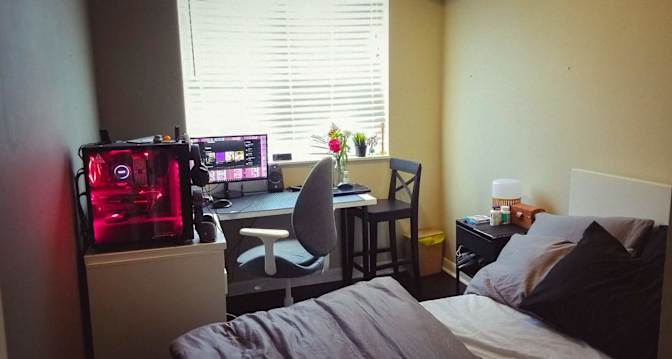 Srishti Bandopadhaya's room