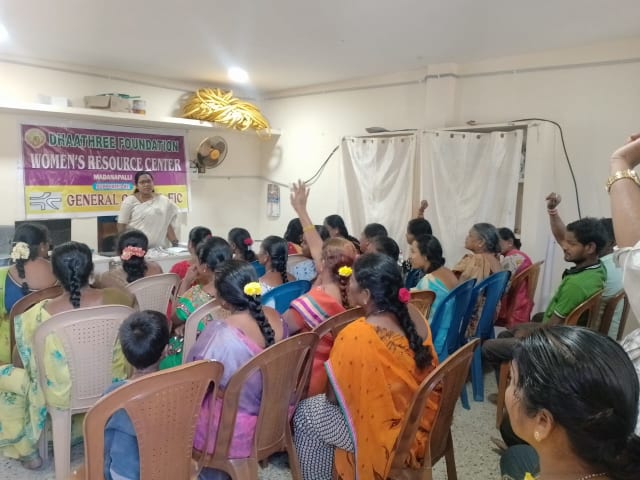 Photograph from a Dhaathree Foundation programme