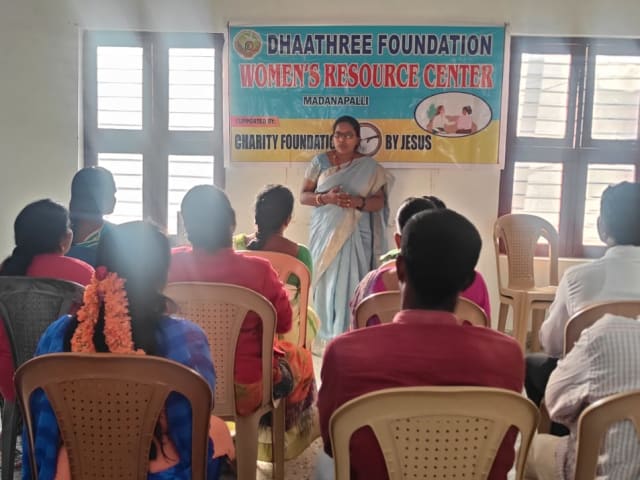 Photograph from a Dhaathree Foundation programme