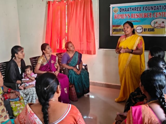 Photograph from a Dhaathree Foundation programme
