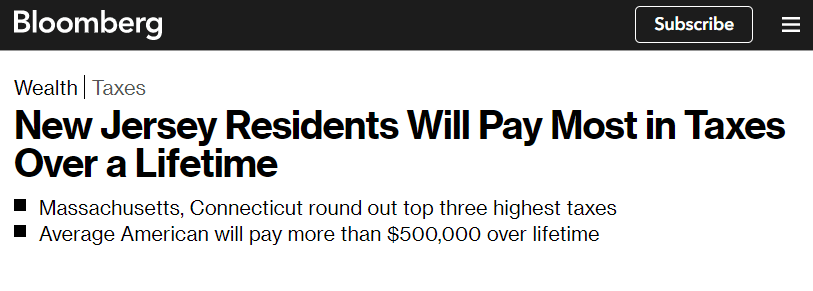 Coverage of the campaign on Bloomberg showing the headline.