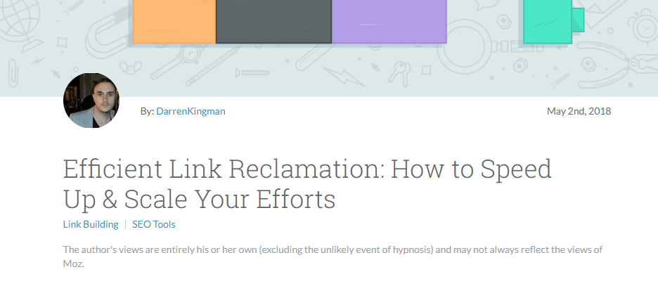 my post on Moz