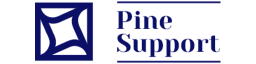 Pine Support logo color logo