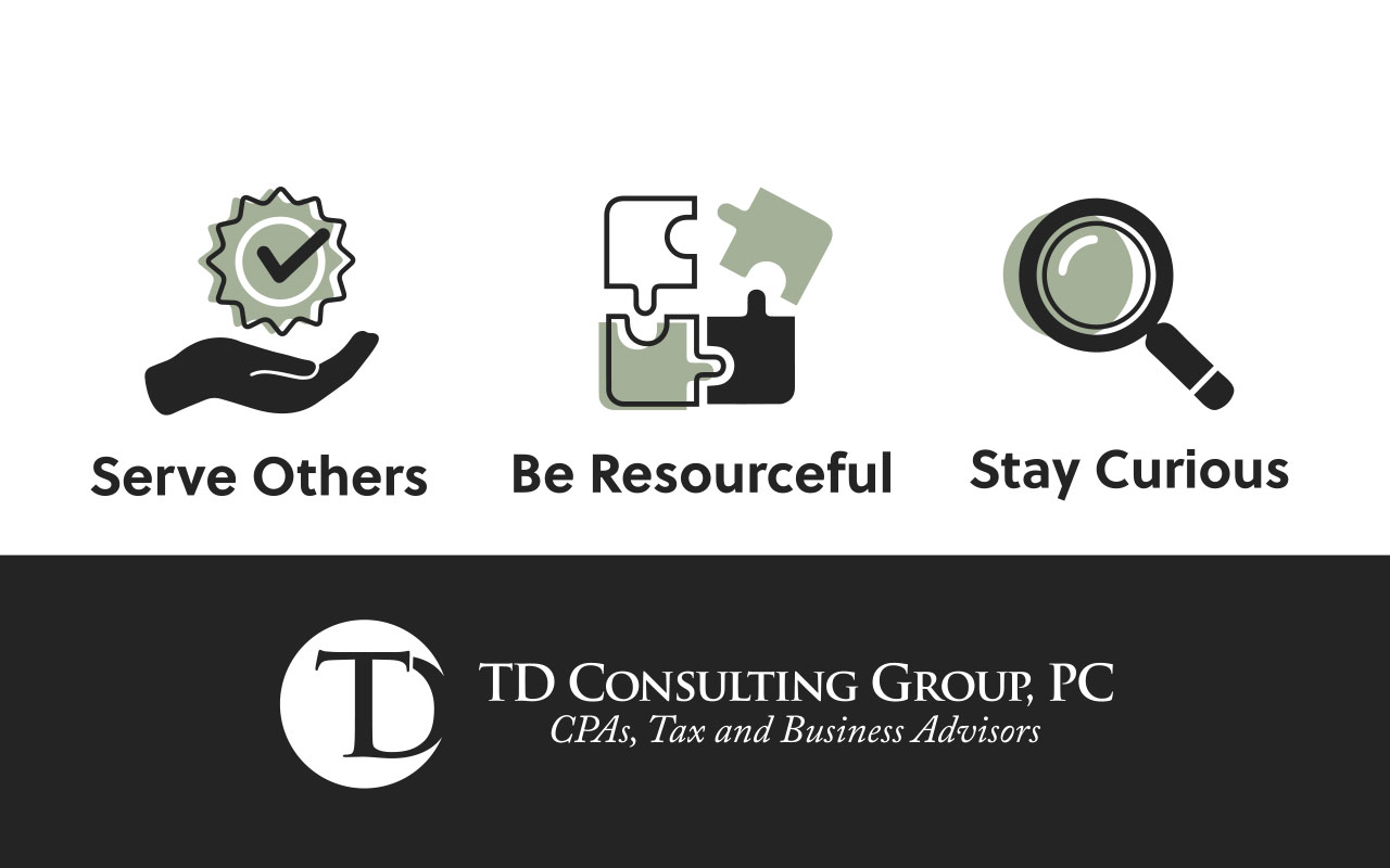 Hand with a checkmark over it, puzzle pieces, magnifying glass.