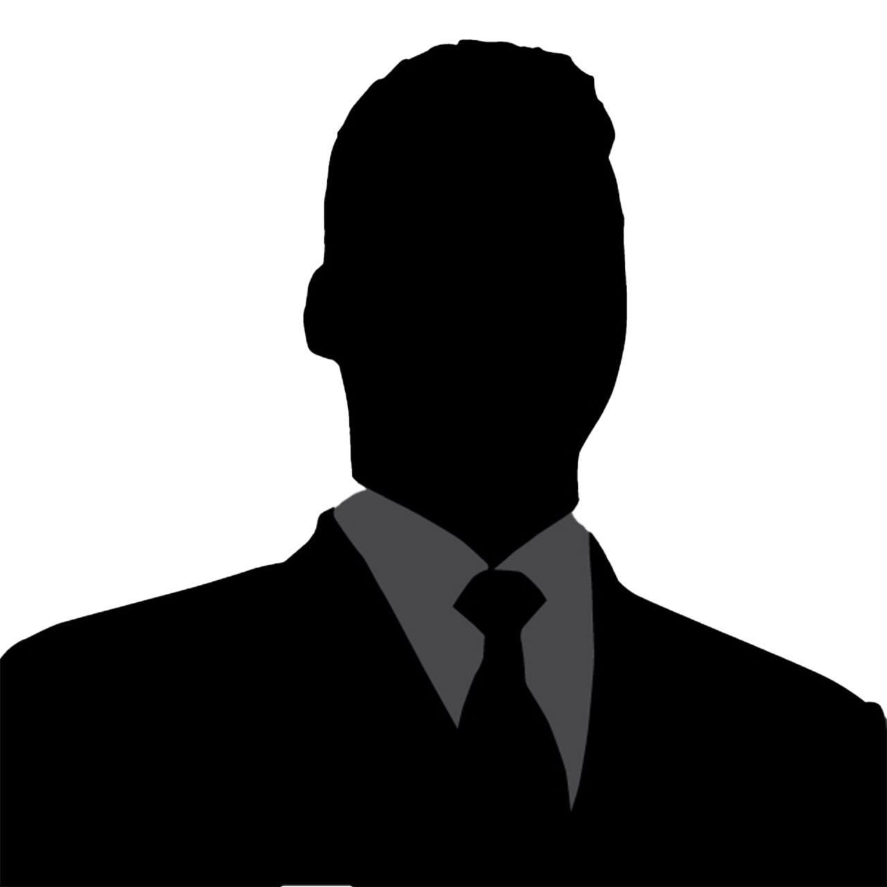 Male Placeholder White Background