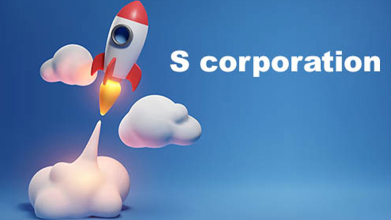 A rocket taking off.