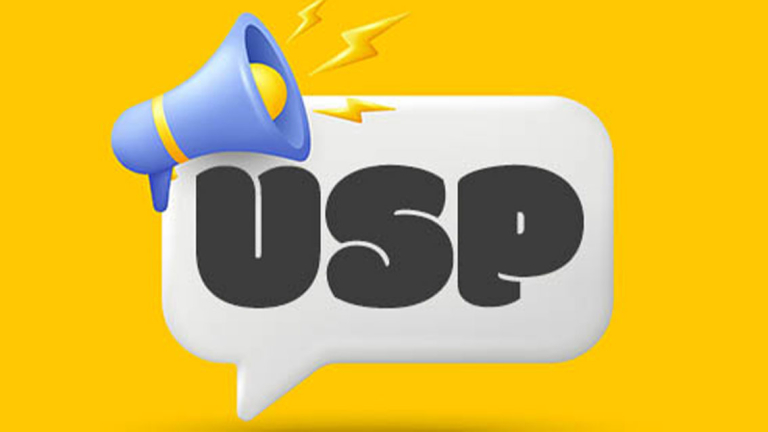 A megaphone and text bubble.