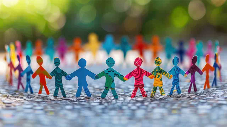 Diversity, equity, inclusion and belonging concept. DEIB. DEI