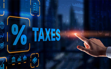 A finger pushing on a touch screen.