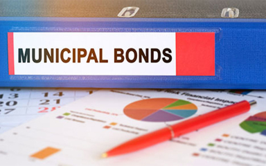 A binder, pen and graphs.