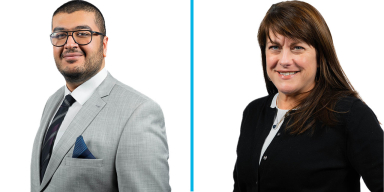 Two business professionals.