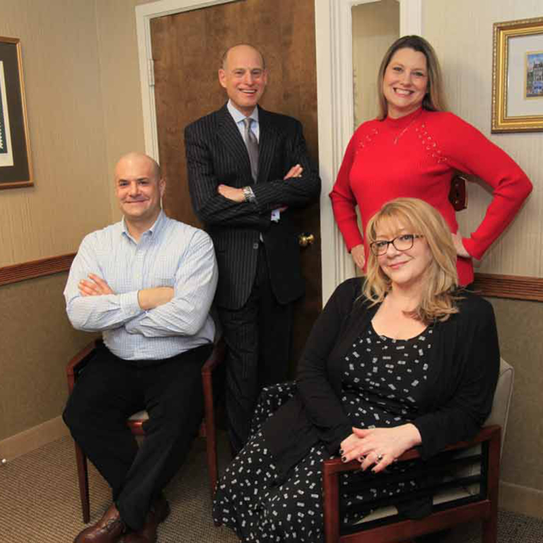 Charles Moorehead (front left), William Kay (back left), Catherine Guinard (back right), Theresa Sabolweski (front right).