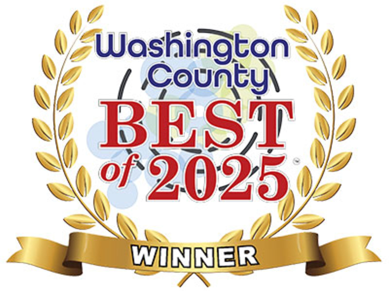 Washington County Best of 2025 Winner award.