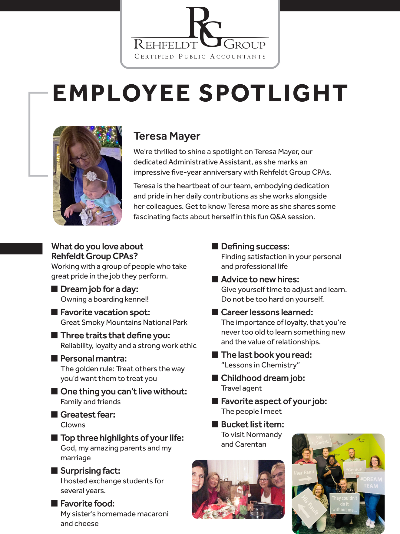 Teresa Mayer Spotlight