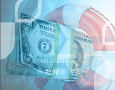 Money and a lifebuoy