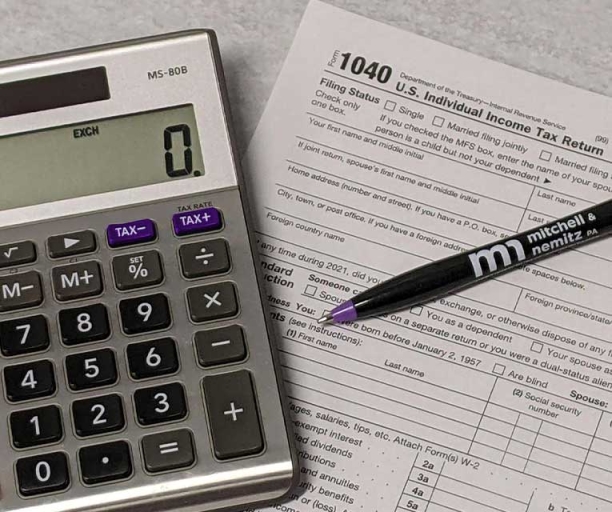 Mitchell & Nemitz calculator & tax form