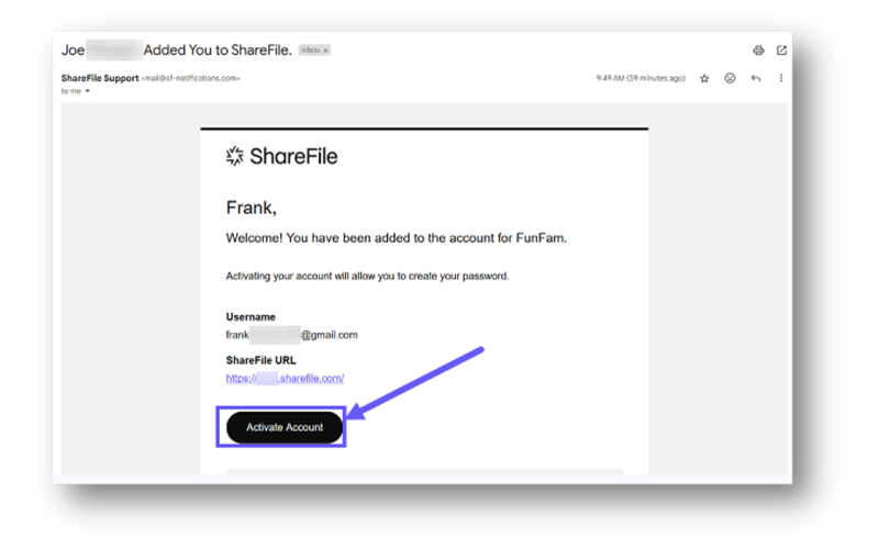 TD ShareFile Screenshot 1