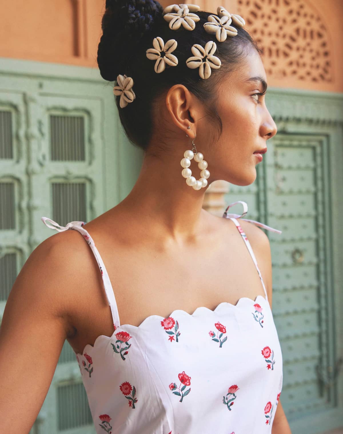 Pink City Prints Mini Blossom Crete Dress