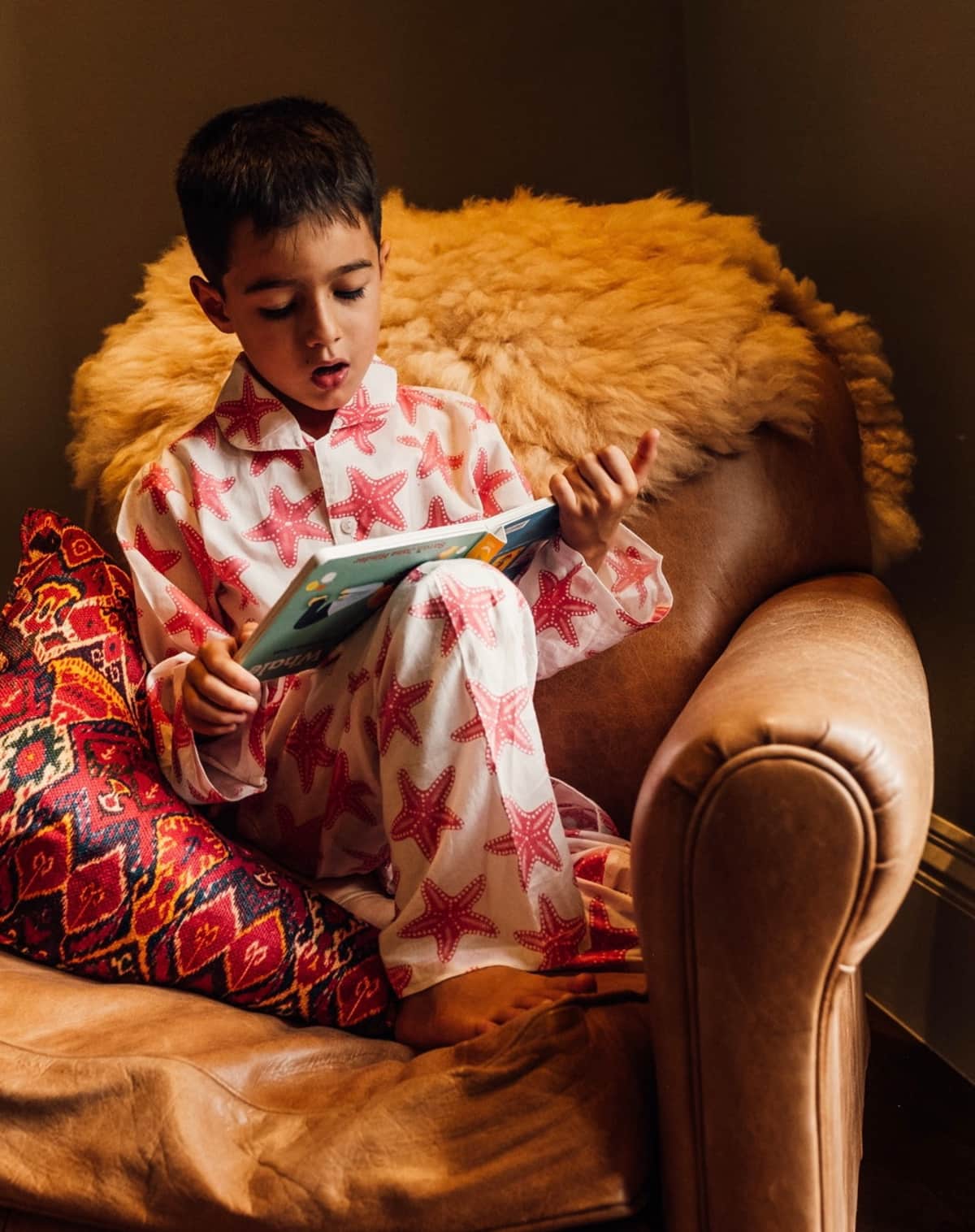 Kid's pyjamas with a cute starfish design
