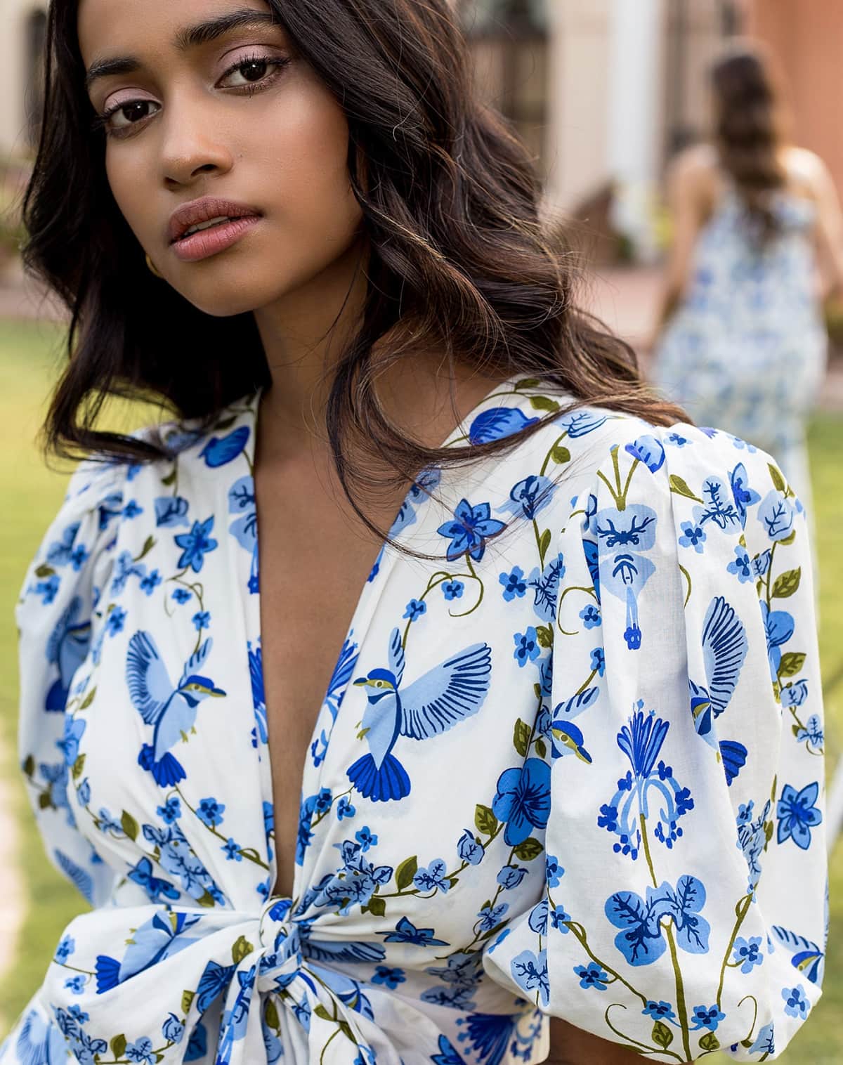 Beyond By Vera Lola Summer Dress in Veranda Blue
