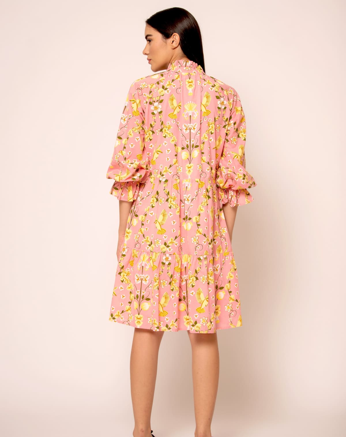 Beyond By Vera Juliet Spring Dress in Veranda Pink