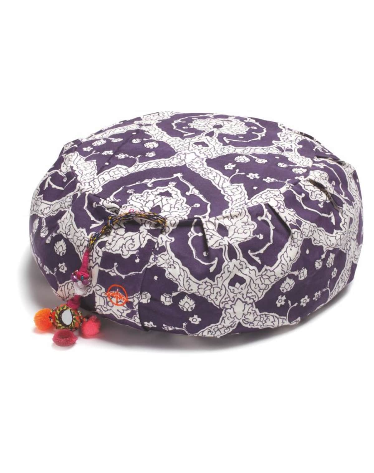 Chattra Zafu Yoga Meditation Cushion Plum