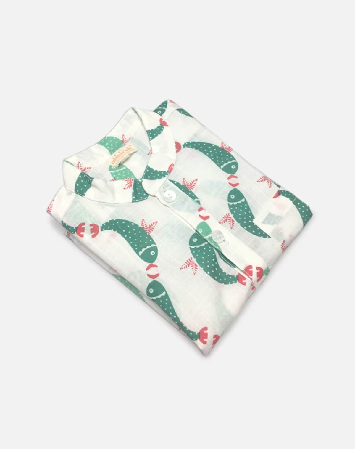 The Almirah Acrofish Kids Cotton Swimming Fish Shirt