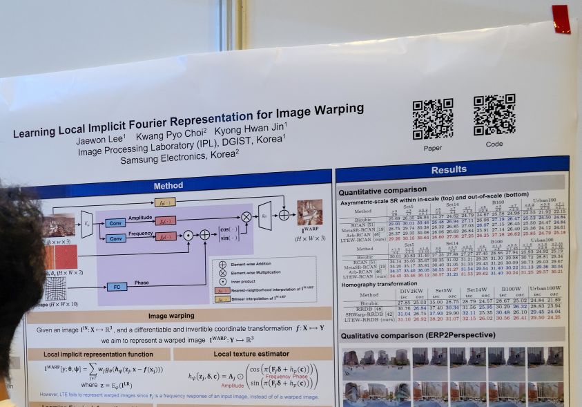 Learning Local Implicit Fourier Representation for Image Warping