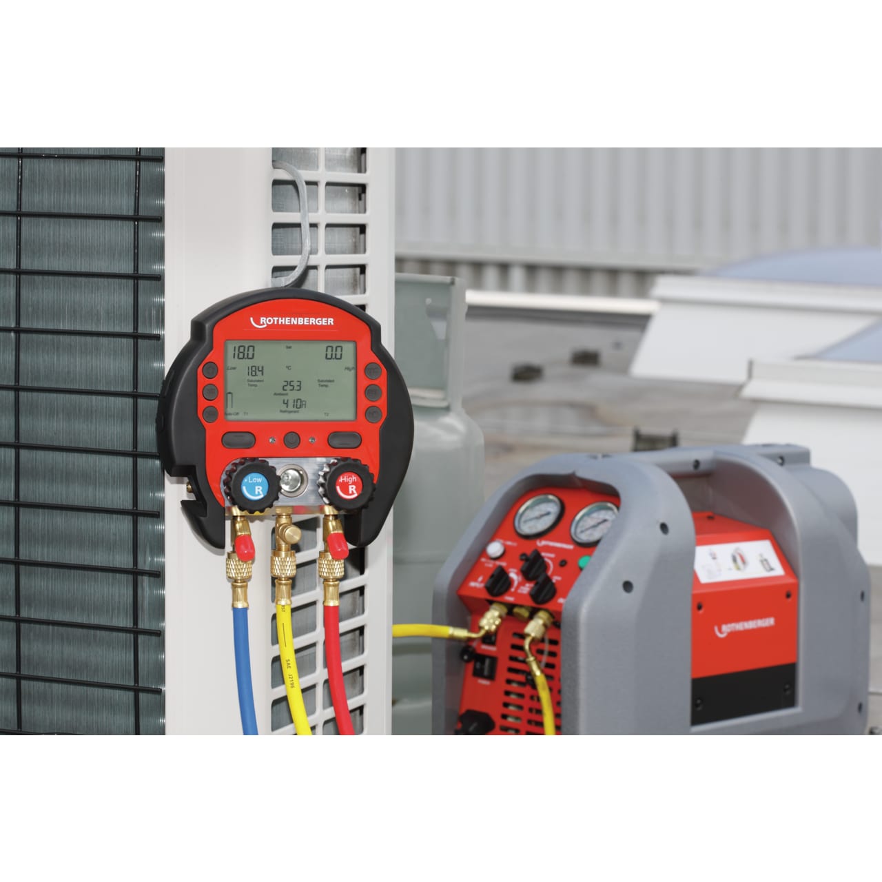 Refrigerant extractor ROREC Pro, 230V, 730W, 38.5bar Refrigerant