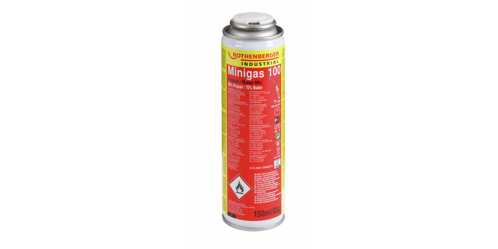 ROTHENBERGER Industrial Rothenberger Industrial Mapp Gas Brenngas-Kartusche, 750 ml, 2 Stück